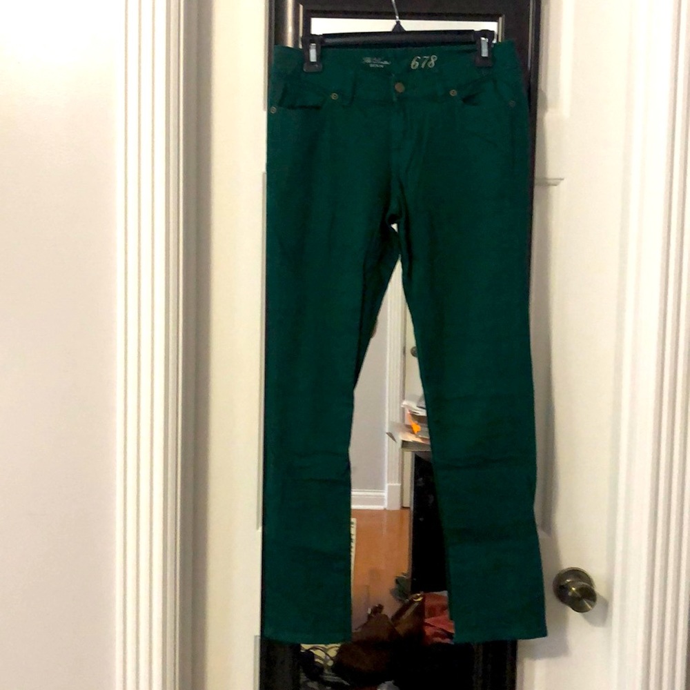 The Limited 678 Green Leggings Jeans Pants Size 4 - Picture 3 of 6